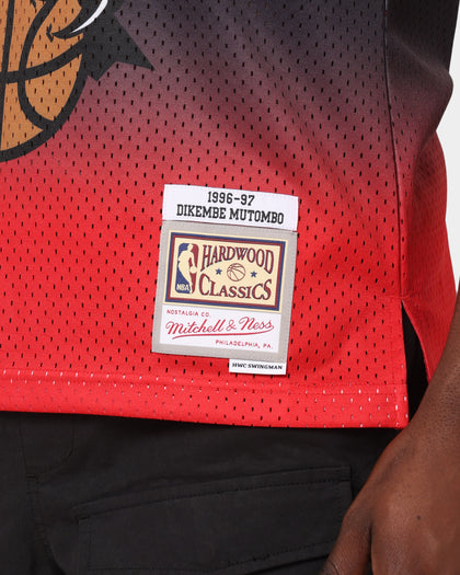 Mitchell & Ness Atlanta Hawks Dikembe Mutombo #55 '96-'97 Swingman Jersey Scarlet