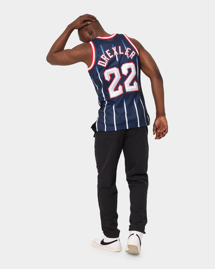 Mitchell & Ness Houston Rockets Clyde Drexler #22 '96-'97 Swingman Jersey Navy