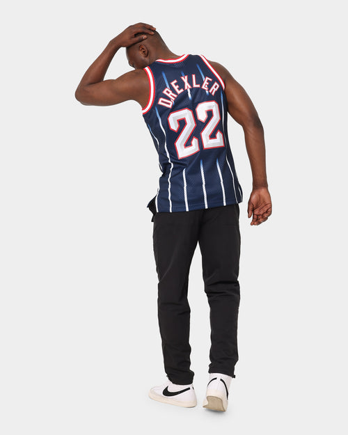 Mitchell & Ness Houston Rockets Clyde Drexler #22 '96-'97 Swingman Jersey Navy