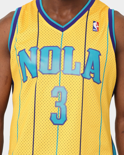 Mitchell & Ness New Orleans Hornets Chris Paul #3 '10-'11 Swingman Jersey Yellow