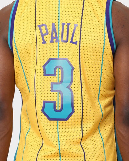 Mitchell & Ness New Orleans Hornets Chris Paul #3 '10-'11 Swingman Jersey Yellow