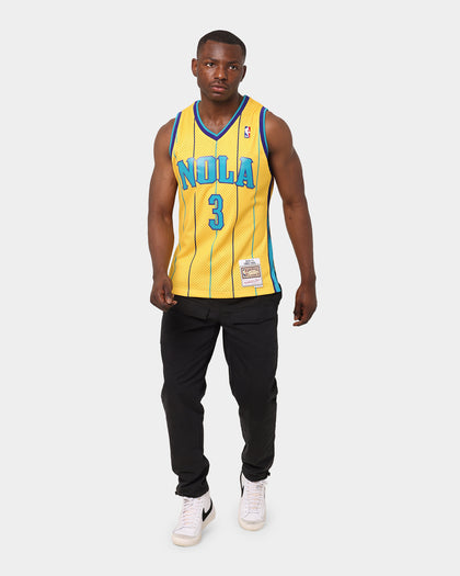 Mitchell & Ness New Orleans Hornets Chris Paul #3 '10-'11 Swingman Jersey Yellow