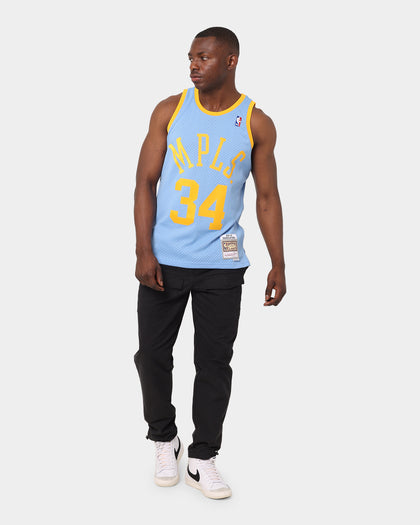 Mitchell & Ness Los Angeles Lakers Shaquille O'Neal #34 '01-'02 Swingman Jersey Columbia Blue