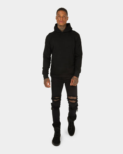 XXII Titus Side Zip Hoodie Black