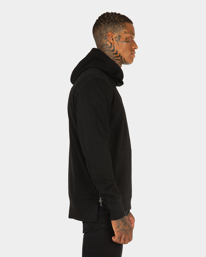XXII Titus Side Zip Hoodie Black