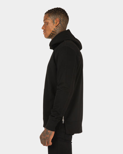 XXII Titus Side Zip Hoodie Black