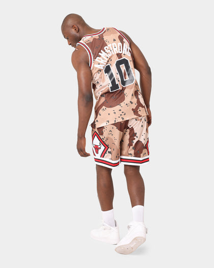 Mitchell & Ness Chicago Bulls B. J. Armstrong #10 '90-'91 Camo Ref Jersey Sand Camo