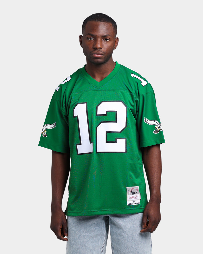 Mitchell & Ness Men's Randall Cunningham Kelly Green and White