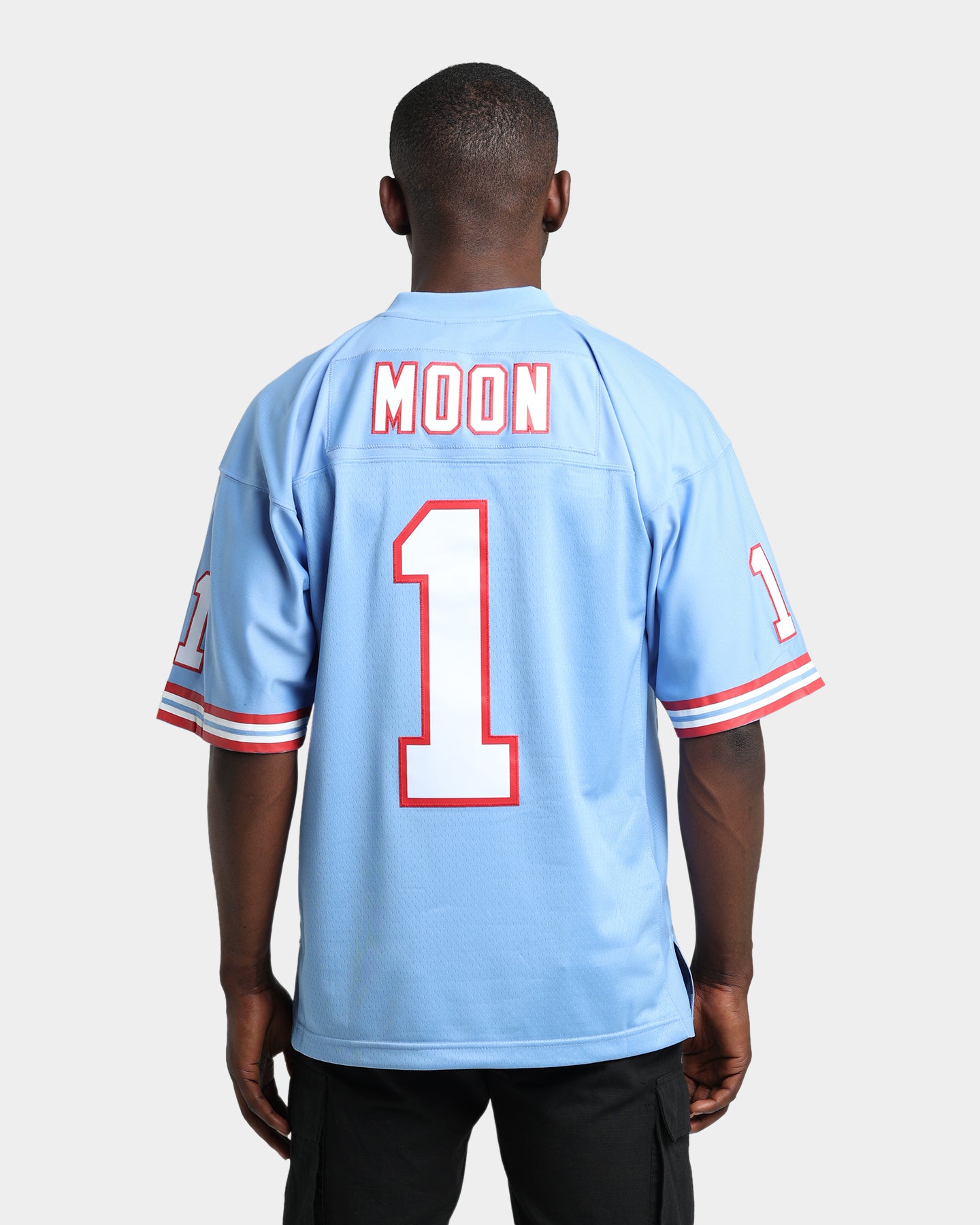 USA製 mitchell&ness オイラーズ ムーン ユニフォーム Mitchell & Ness Houston Oilers Warren Moon #1 '93-'94 Legacy
