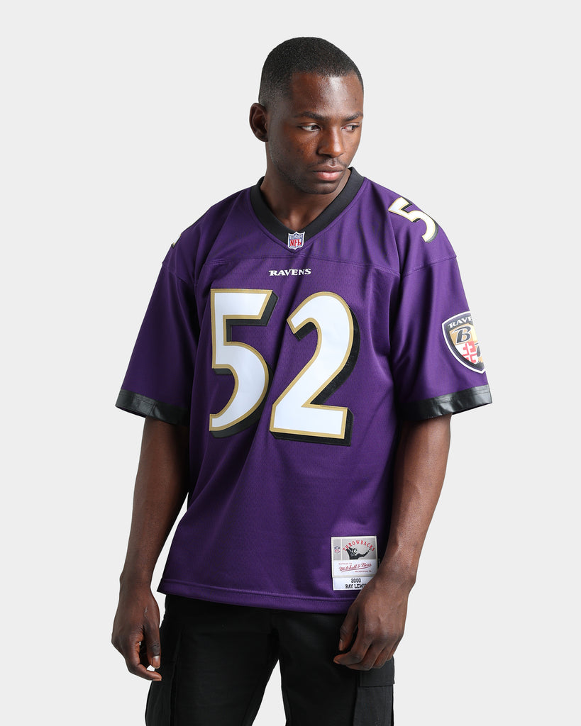 Limited Men's Ray Lewis Purple Jersey - #52 Football Baltimore Ravens  Therma Long Sleeve Size 40/M