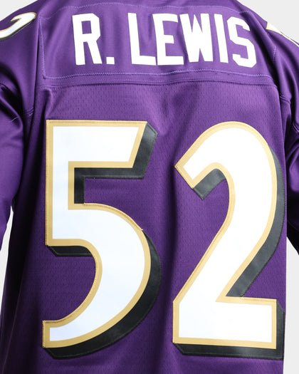 Mitchell & Ness Baltimore Ravens Ray Lewis #52 '00 Legacy Road Jersey Purple