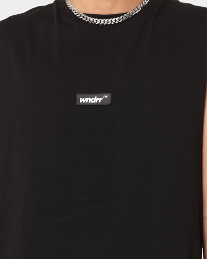 WNDRR Backlash Muscle Singlet Black