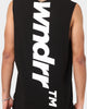 WNDRR Backlash Muscle Singlet Black