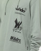 Wndrr Enigma Curved Hem Hoodie Olive