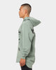 Wndrr Enigma Curved Hem Hoodie Olive