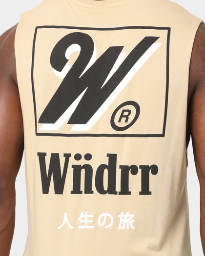 WNDRR Maxwell Muscle Singlet Tan