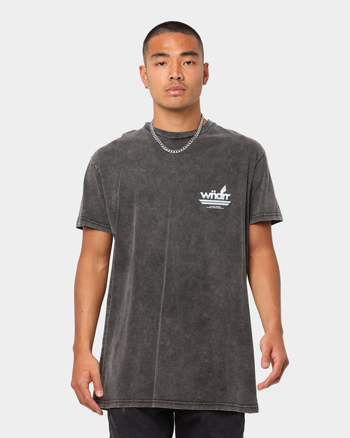 Wndrr Richfield Custom Fit T-Shirt Washed Black