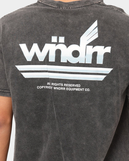 Wndrr Richfield Custom Fit T-Shirt Washed Black