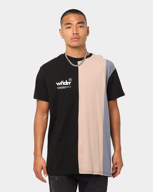 WNDRR Treason 3 Panel T-Shirt Black