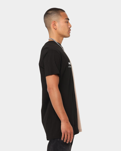 WNDRR Treason 3 Panel T-Shirt Black