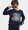 NBA Kid's All In Logo Long Sleeve T-Shirt Navy
