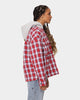 XXIII Dynasty Tartan Hood Jacket Red/Grey