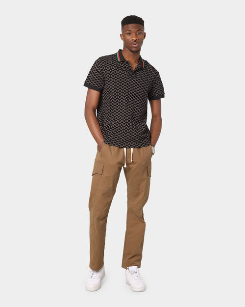 XXIII Printed Polo Black