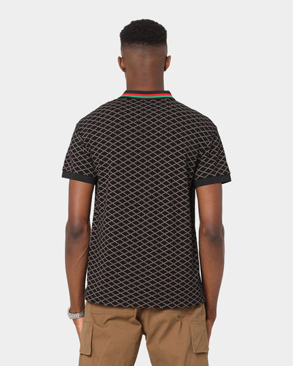 XXIII Printed Polo Black