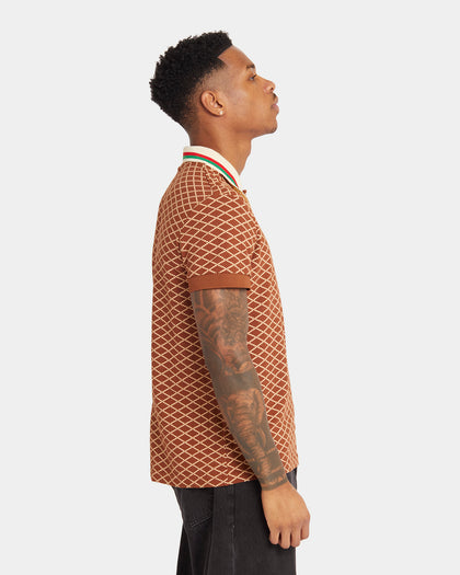XXIII Printed Polo Brown