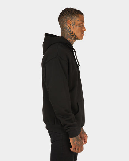 XXIII Snap Button Hoodie Black