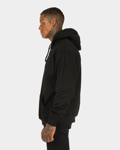 XXIII Snap Button Hoodie Black