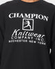Champion Rebound French Terry Archive Crewneck Black
