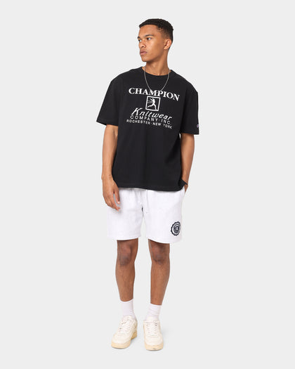 Champion Rebound Archive Heritage T-Shirt Black