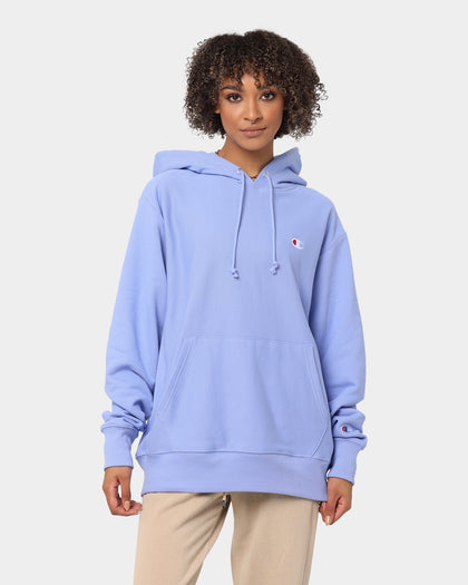 Champion Rev Weave Terry Hoodie Charming Blue