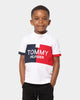 Tommy Hilfiger Kid's Color-Blocked Archive Polo T-Shirt White