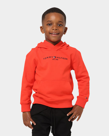 Tommy Hilfiger Kids' Essential Hoodie Daring Scarlet
