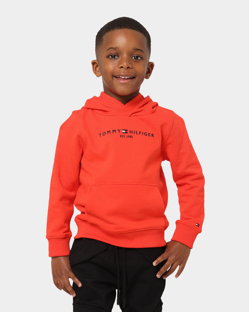 Tommy Hilfiger Kids' Essential Hoodie Daring Scarlet