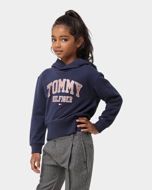 Tommy Hilfiger Kids' Essential Varsity Hoodie Twilight Navy