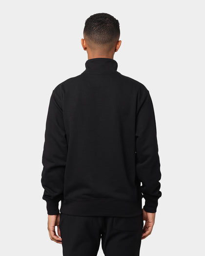 Champion Rev Weave Terry Quarter Zip Black