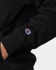 Champion Rev Weave Terry Quarter Zip Black