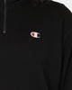 Champion Rev Weave Terry Quarter Zip Black