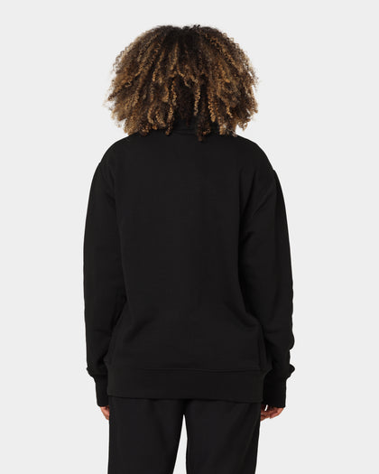 Champion Rev Weave Terry Quarter Zip Black
