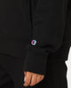Champion Rev Weave Terry Quarter Zip Black