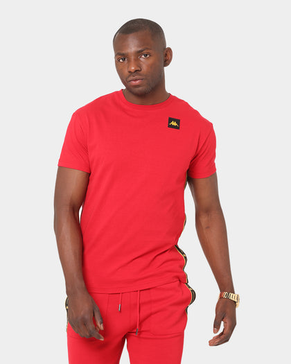 Kappa Kappa X Culture Kings Authentic Phillo T-Shirt Red/Gold