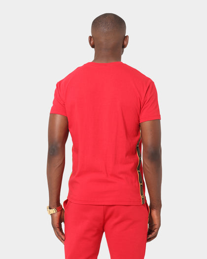 Kappa Kappa X Culture Kings Authentic Phillo T-Shirt Red/Gold