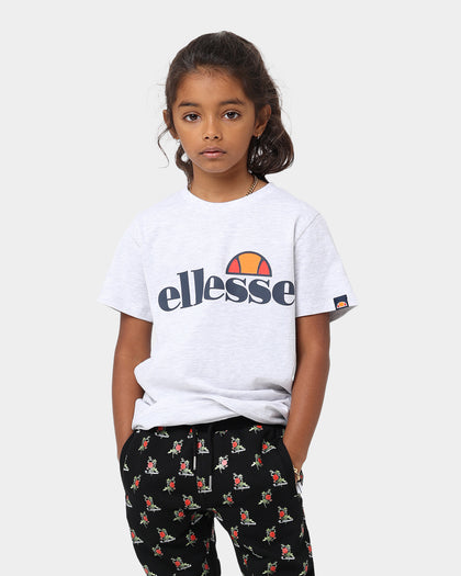 Ellesse Kids' Malia T-Shirt White Marle