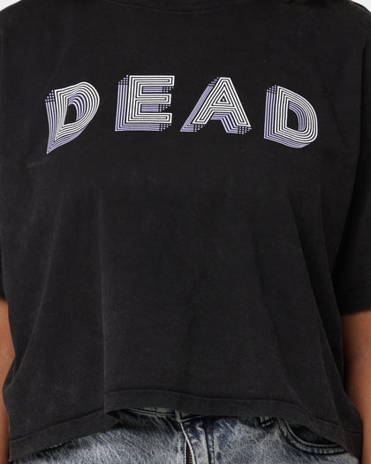 Dead Studios Tech Cropped T-Shirt Washed Black