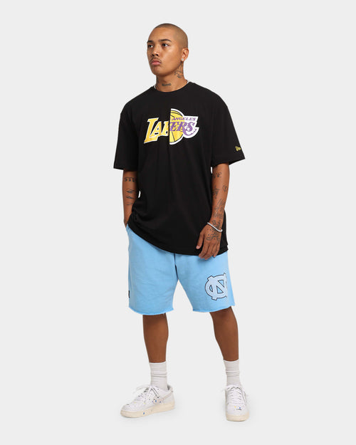 New Era Los Angeles Lakers Oversized Spilt T-Shirt Black