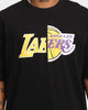 New Era Los Angeles Lakers Oversized Spilt T-Shirt Black