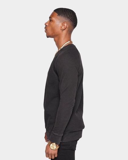 XXIII Wash Zip Crew Black